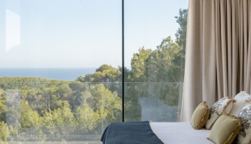 Resa Estates for sale Ibiza Vlla Aixa te koop sale lift sea views bedroom 3.jpg
